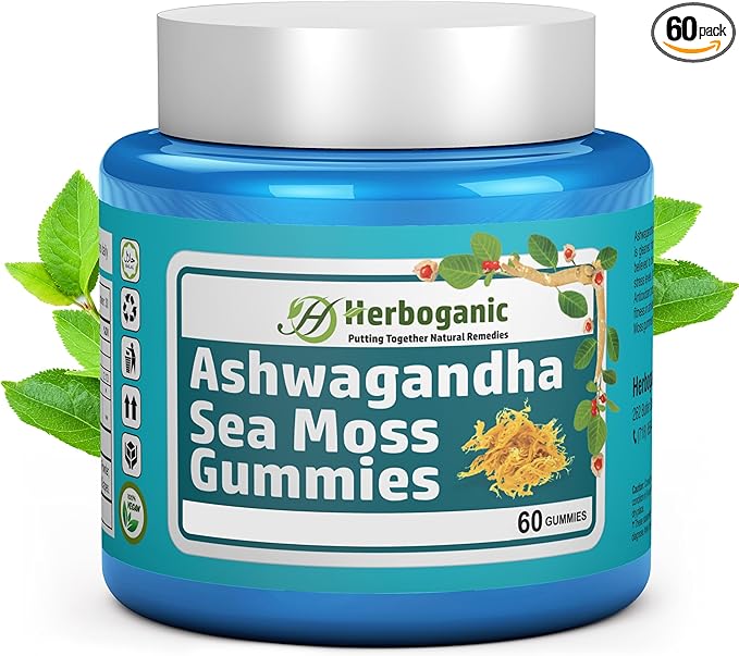 Ashwagandha Sea Moss Gummies - 60 Count