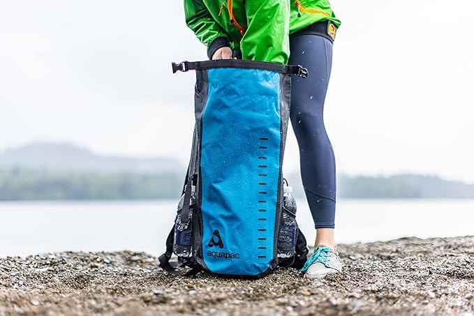 Aquapac Heavyweight 28L Waterproof Toccoa Backpack, UK Made, Travel Essential, 5 Year Warranty, Hiking, Mountain Biking