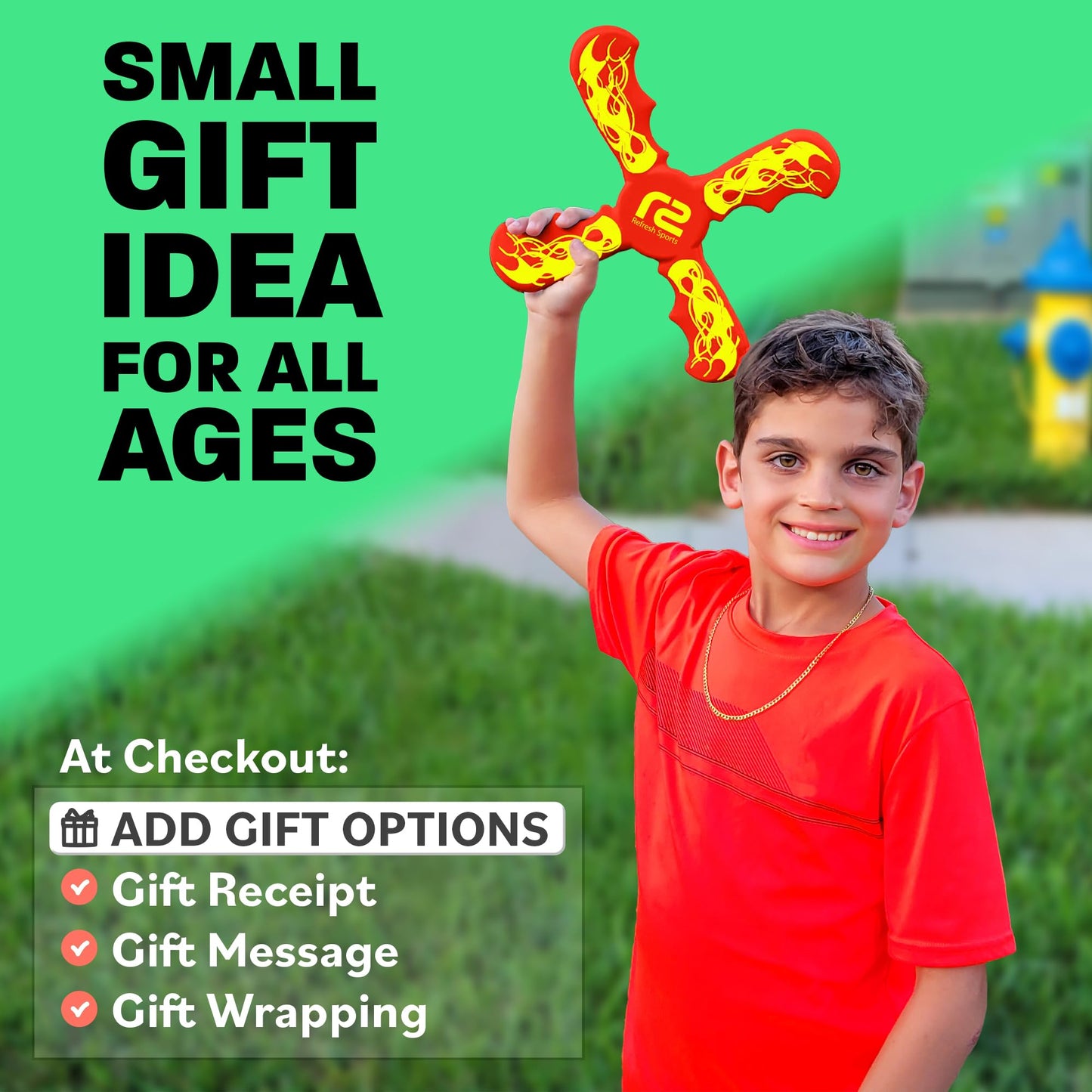 Boomerang for Kids - It Really Does Fly Back - Fun & Easy to Use Toy Gifts for Boys & Girls - Soft Foam Design Allows for Safe Play & Great Beginner Toy Gift Idea Kids Boy Birthday Gift Ideas Stuffers
