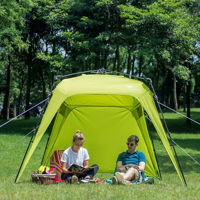 Sunwall for Pop Up Canopy Shade Tent 8.2' X 8.2', Detachable Flap Sun Shade Side Wall Accessory to Block Sun, Wind, and Rain, 2 Pack Sidewall Only(Green-2 pcs)
