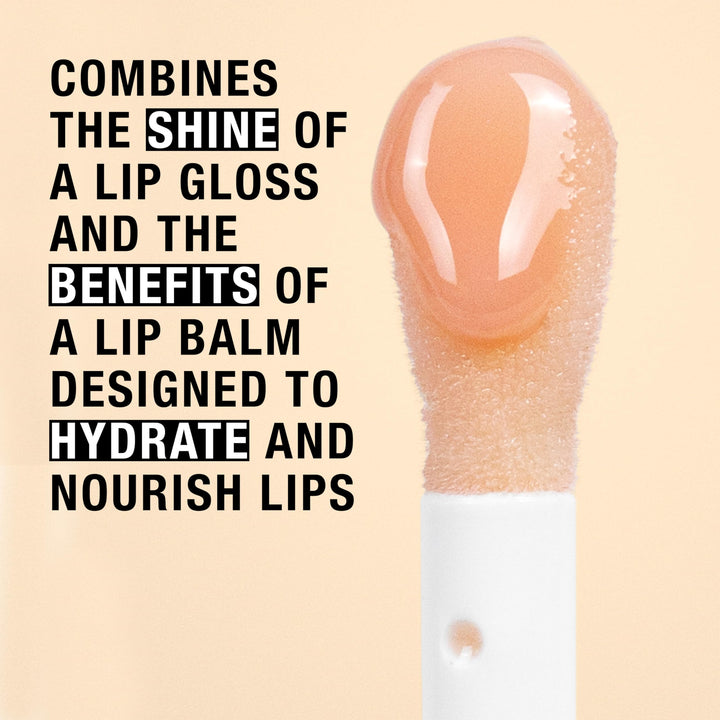 Neutrogena Hydro Boost Tinted Lip Oil with Hyaluronic Acid, glossy lip oil designed to hydrate & nourish lips while bringing out their natural color, Light Pink, .2 oz