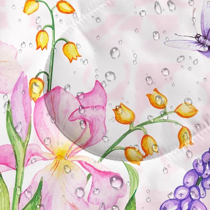 AILONEN Kids Floral Cat Camping Sleeping Bags,Lightweight & Waterproof,3 Season Warm & Cool Weather,Kawaii Kitten Sleeping Bags for Girls Adults,Travelling,Outdoors