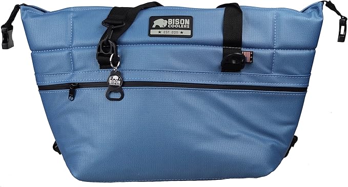 Bison Coolers Softpak Series, Made in USA, Soft Cooler Bag Insulated Leak Proof for Beach, Travel, Camping, Picnic, Car, Trips, 24+ Hour Ice Retention