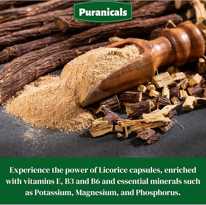 Licorice Premium 320 Capsules Non GMO and Gluten Free | Herbal Supplement | 700 mg Per Serving | Made with 100% Pure Licorice Root