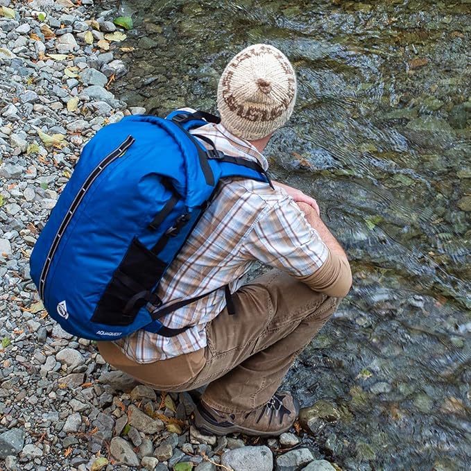 AquaQuest Cloudbreak Waterproof Backpack - Large 30L DryBag Daypack Great for Outdoors, Travel in All Weather