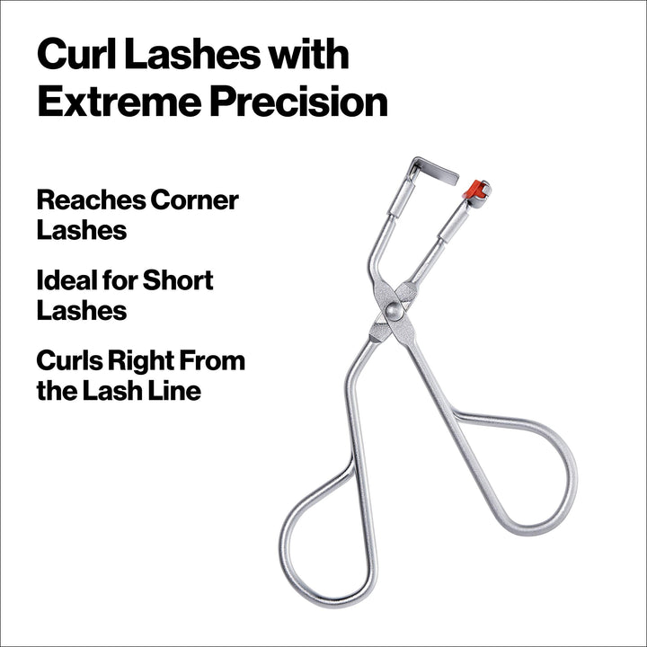 Revlon Precision Lash Curler, Works on Small Inner and Outer Eyelashes, Pinch-Free Control, Lifts & Defines, 1 Count