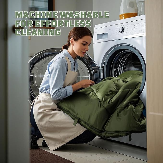 Sleeping Bags for Adults, 34°F to 43°F Ultralight Warm Cold Weather Sleeping Bag for Camping, Backpacking, Hiking, Hunting, and Outdoor Travel with Compression Sack