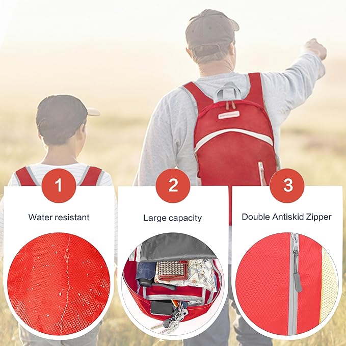 35L Foldable Waterproof Backpack For Outdoor Sports Travel Inside Wet Clothes Compartment Packable For Multiple