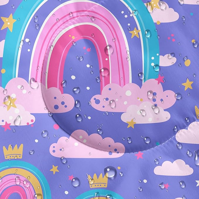 AILONEN Kids Floral Cat Camping Sleeping Bags,Lightweight & Waterproof,3 Season Warm & Cool Weather,Kawaii Kitten Sleeping Bags for Girls Adults,Travelling,Outdoors