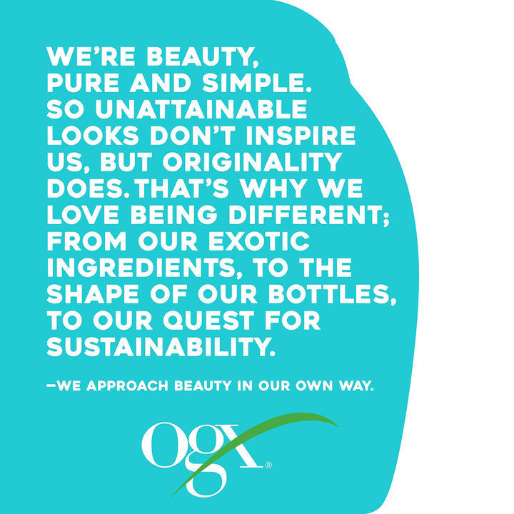 OGX Sensitive + Pink Sea Salt & Rosewater Sulfate-Free Soothing Body Scrub with Healing Rose Quartz, Gentle Exfoliating Daily Body Wash to Soften & Smooth Skin, 19.5 Fl Oz