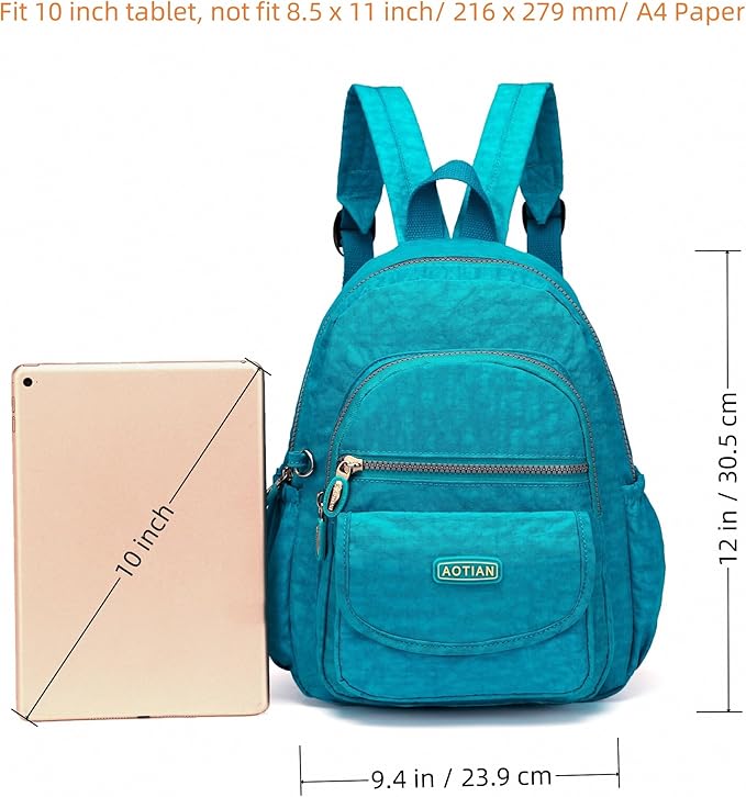 AOTIAN Mini Nylon Women Backpacks Casual Lightweight Small Daypack for Girls