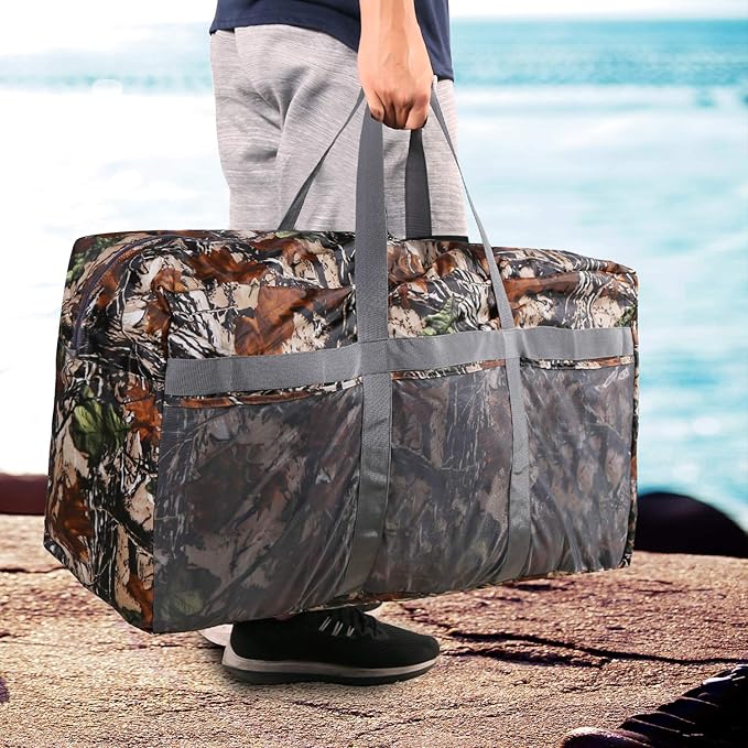 REDCAMP Foldable Travel Bag, Large Sports Bag, 75L/96L/100L, Lightweight Waterproof Tote Bag