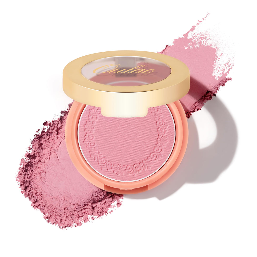 Oulac Baby Pink Blush Makeup| Highly Pigmented Cream Blush| Natural Matte Glow| Shape & Highlight Face| Cruelty-Free Vegan Blush