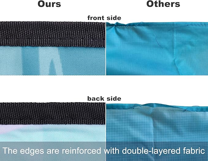 Beach Blanket, Sandproof Beach Mat 120in X 108in for 2-8 Adults Waterproof Quick Drying Outdoor Picnic Mat for Travel, Camping, Hiking