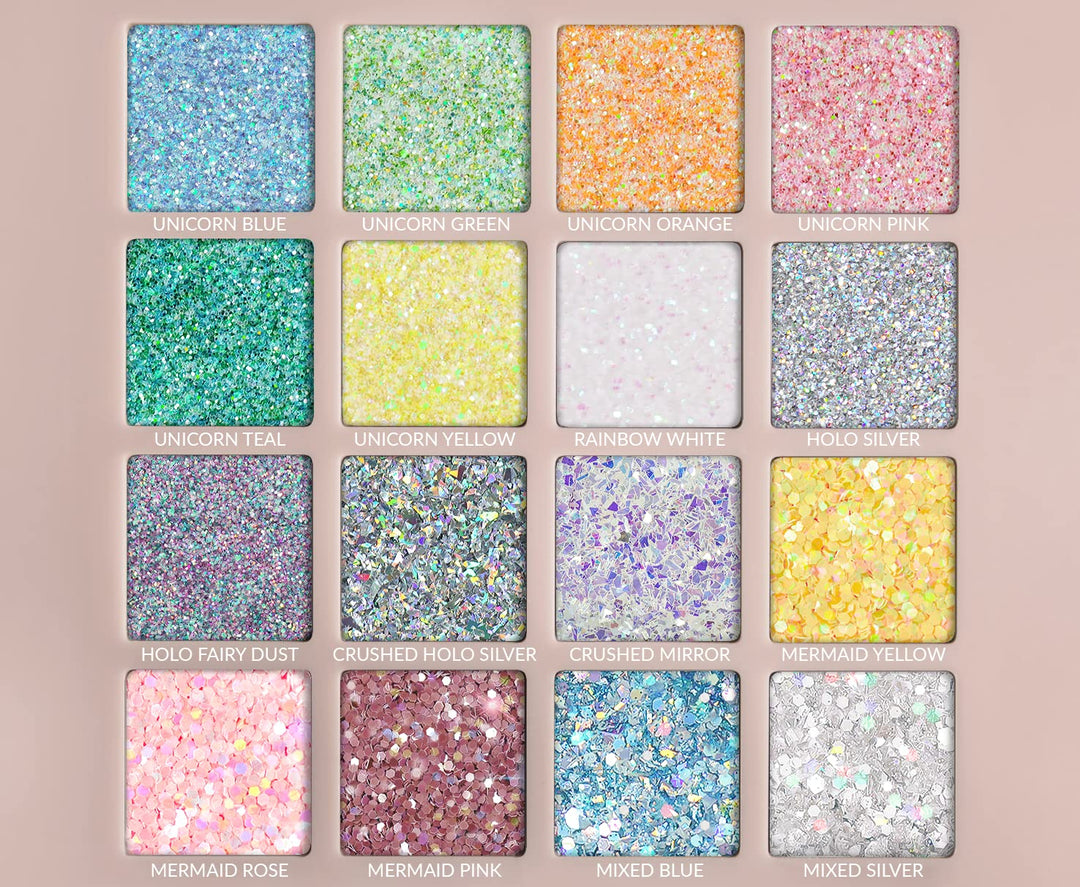 MARBLERS Holographic Face & Body Glitter [Holo 24K Gold] 0.18oz (5g) | Fine | Non-Toxic | Vegan | Cruelty-Free | Ethically Sourced | Festival Makeup | Eye, Hair, Nail, Eyeshadow | Cosmetic Grade