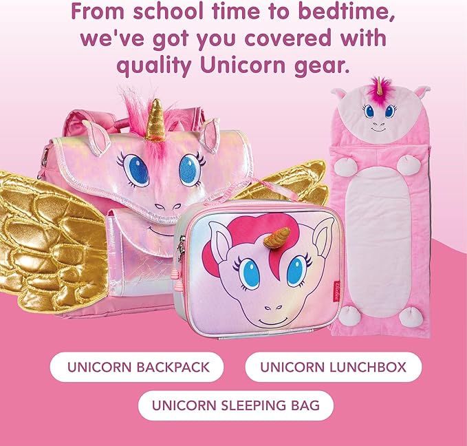 Bixbee Kids Sleeping Bag, Soft Sleepy Sack for Kids & Toddlers | Easy Roll Up Design for School, Daycare + Naptime, 60 x 22 Inches | Cozy Slumber Bag w Lining for Girls + Boys