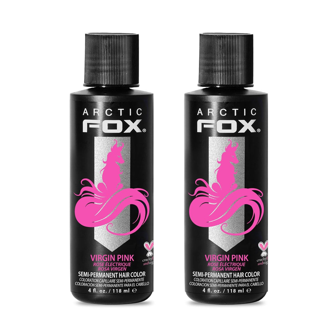 ARCTIC FOX Frose Vegan Semi-Permanent Hair Color Dye | 4 Fl Oz | Pack of 2