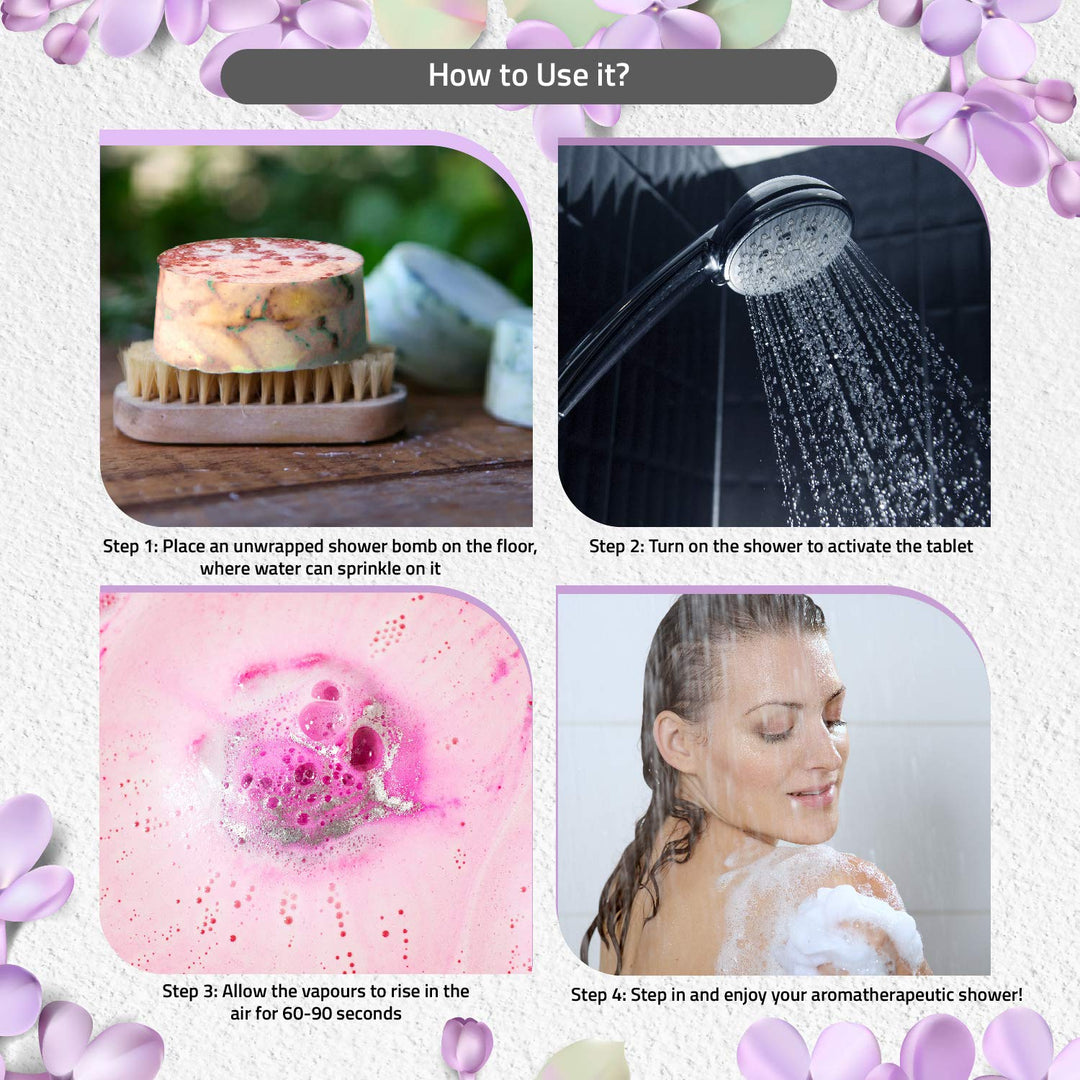 GALVOLT Mystic Set of 12 Shower Bombs - Shower Steamers - Aromatherapy - Essential Oils for Home Spa - Vaporizing Shower Tablets - for Mom and Wife - Perfect Set