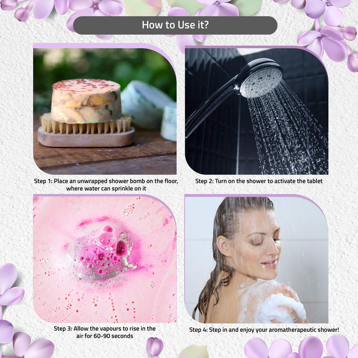 GALVOLT Mystic Set of 12 Shower Bombs - Shower Steamers - Aromatherapy - Essential Oils for Home Spa - Vaporizing Shower Tablets - for Mom and Wife - Perfect Set