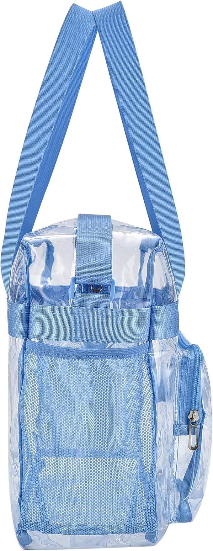 USPECLARE Clear Tote Stadium Approved, Security Travel & Gym Clear Bag for Work Sports Games Concerts