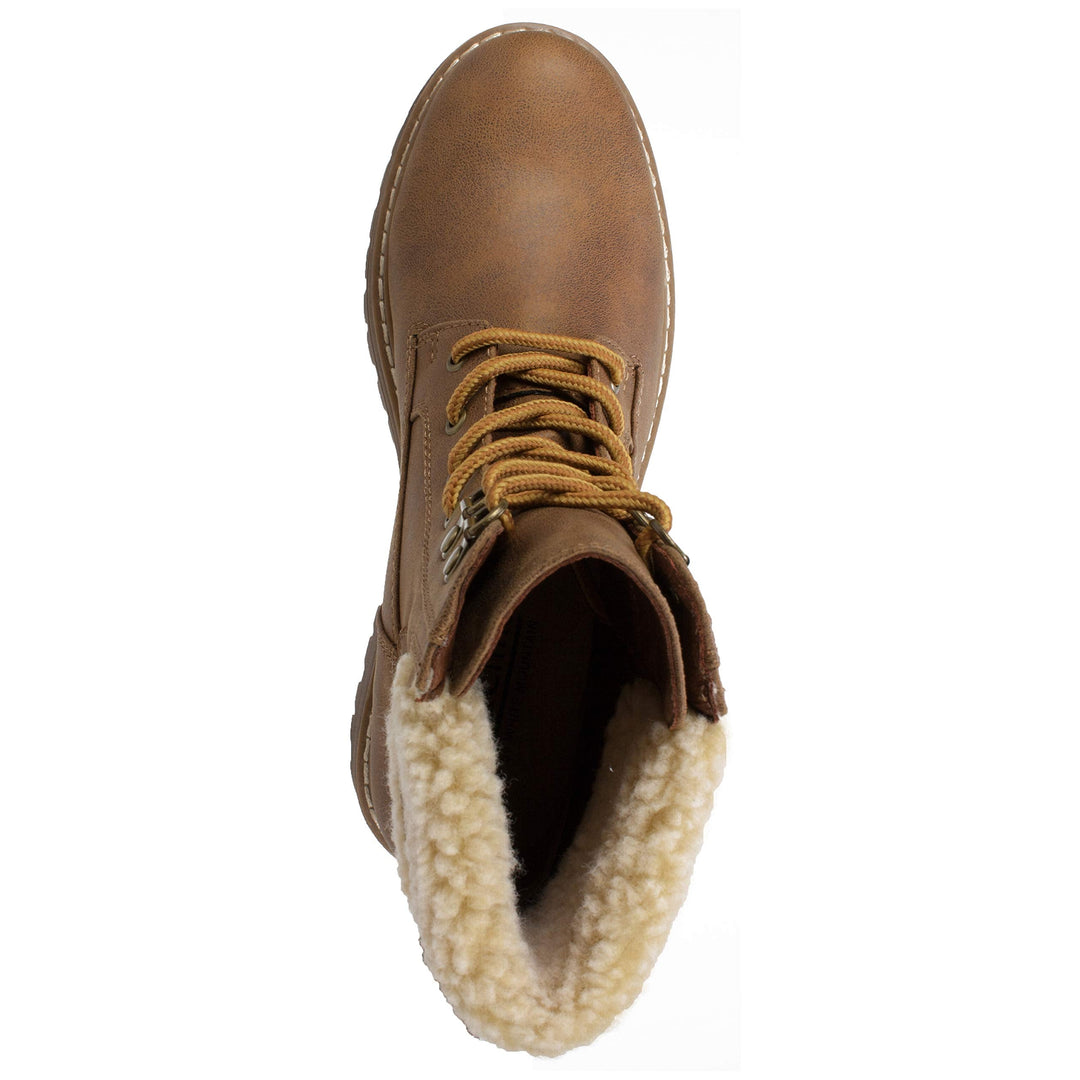 CLIFFS BY WHITE MOUNTAIN Shoes MELDON Women's Boot, NATURAL/FABRIC, 10 M