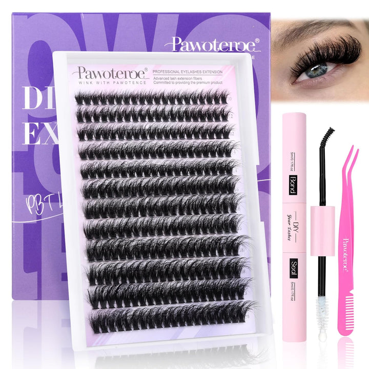 80D Mink Lash Clusters | 240pcs Individual Eyelash Extensions 10-20mm