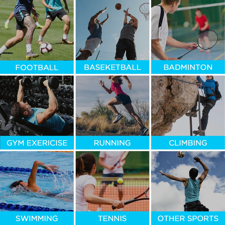 OK TAPE PRO Kinesiology Tape, 2inch x Long Roll 16ft Free Cut Tape, Elastic Athletic Tape Therapeutic Latex Free, 2 Rolls Yellow+Green