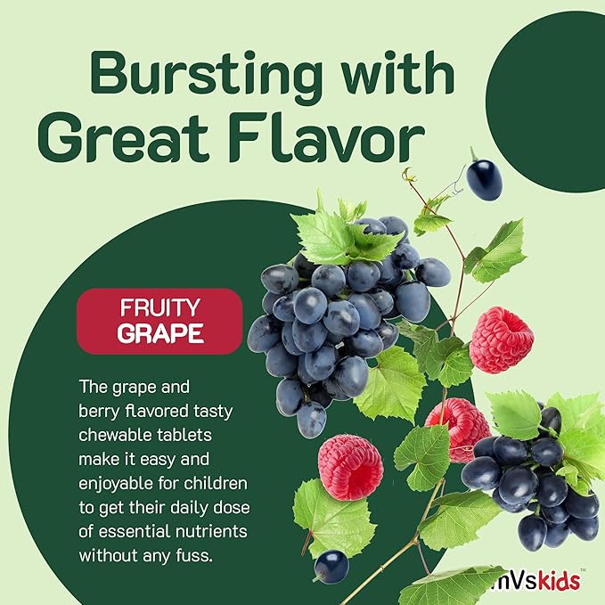 YumVs Complete Kids Multivitamin with Iron - Kids Chewable Multivitamin - Kids Vitamins Multivitamin + Iron Supplement - Toddler Vitamins for 2 Year Old+, Kosher, Halal, Gluten Free (120 Count 2pk)