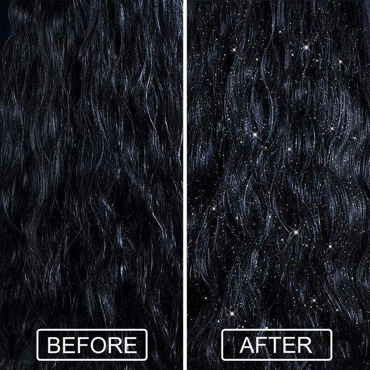 Lezero Body Glitter Spray, Temporary Shiny Hairspray for Face, Hair, Clothing, Long Lasting Quick-Drying Shimmer Mist for St. Patrick's Day, Music Festival Rave, Nightclub Party, Prom, 2oz