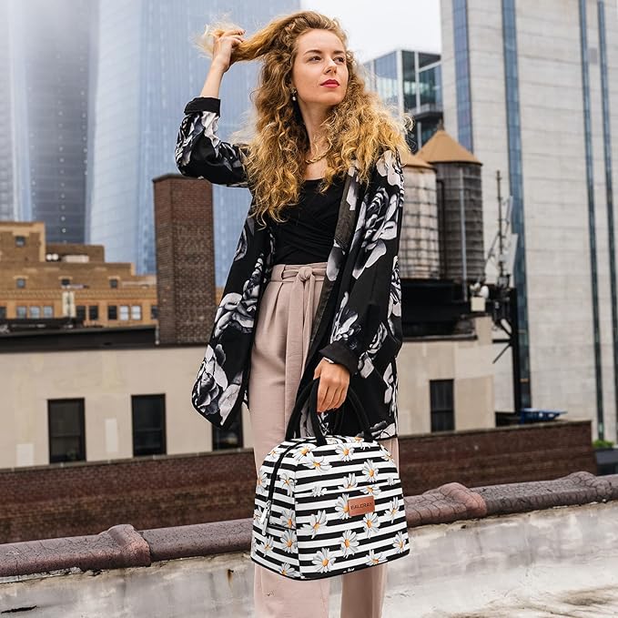 BALORAY Lunch Bag for Women Men Insulated Lunch Box for Adult Reusable Lunch Tote Bag for Work, Picnic, School or Travel