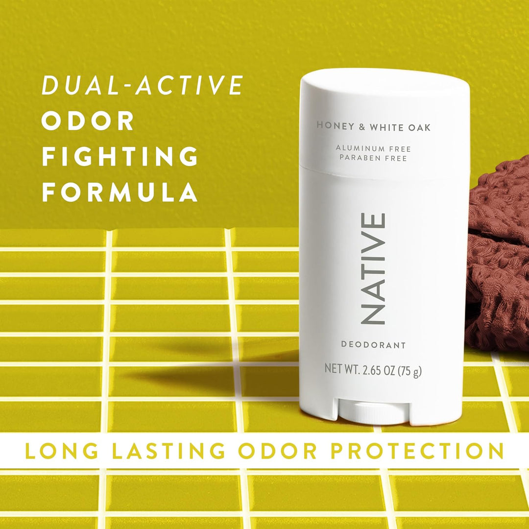 Native Deodorant | Aluminum-Free, 72-Hour Odor Control | For Men & Women | Classic 3-Pack
