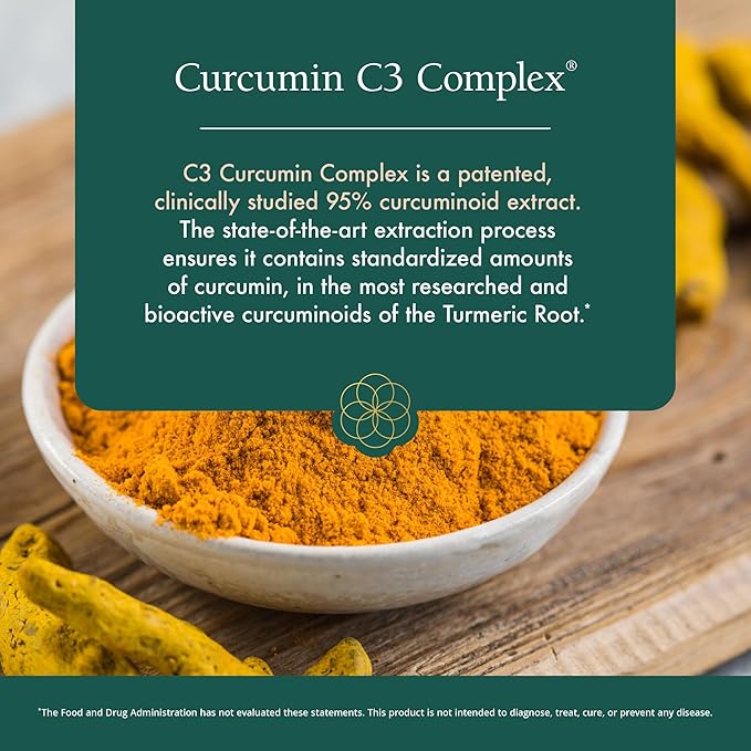 Natura Health Products Botanical Treasures Supplement - Supports Broad-Spectrum Antioxidant Activity- Featuring Turmeric, Ginger, Green Tea, Black Pepper, Trans-Resveratrol, Black Cumin (180 Capsules)