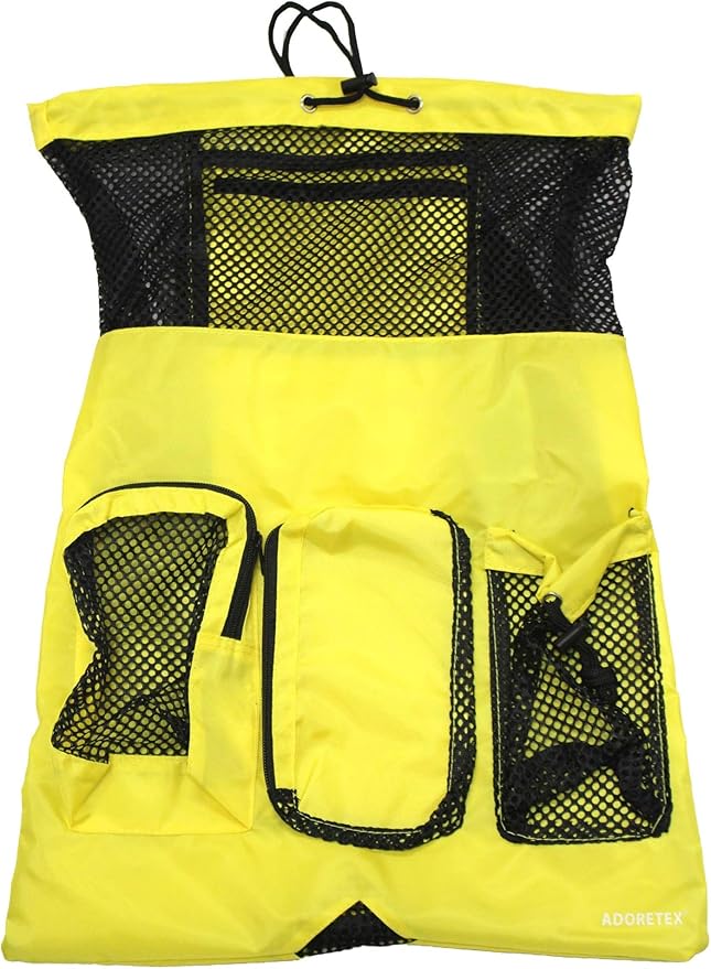 Adoretex Quick Dry Mesh Equipment Sport Drawstring Gym Swim Bag