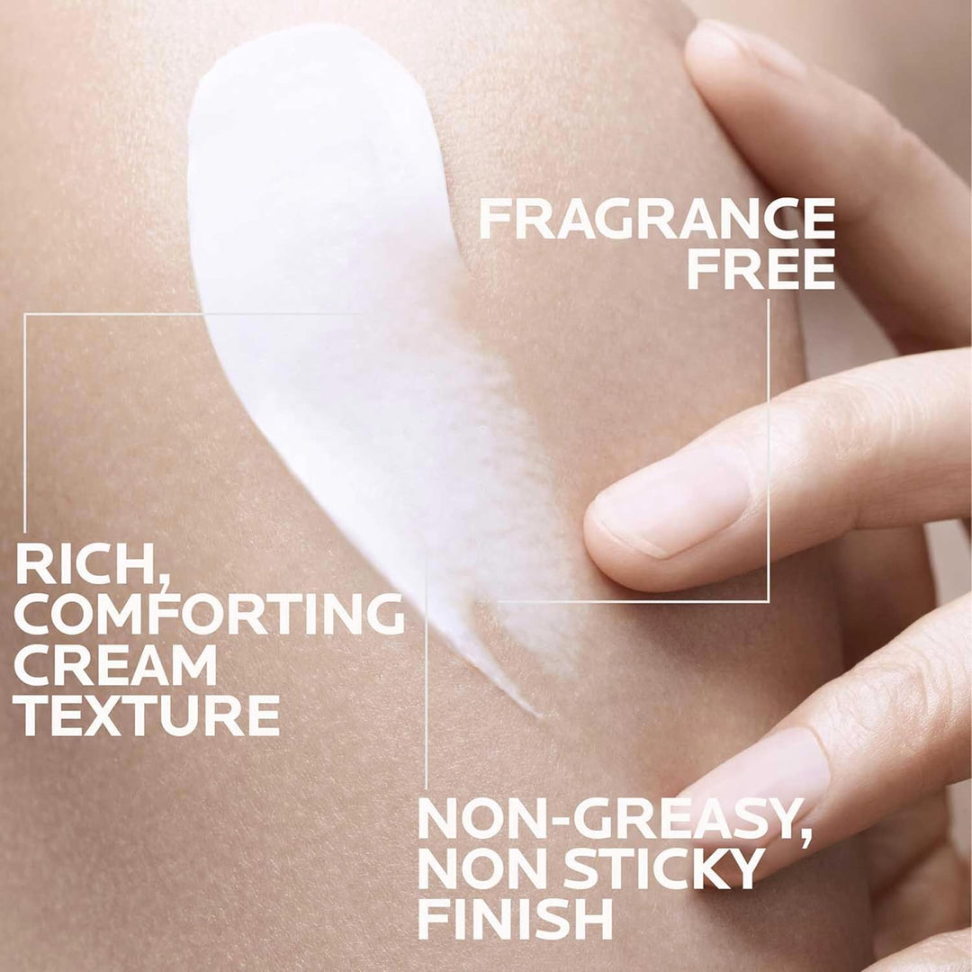 La Roche-Posay Lipikar AP+ Moisturizing Cream – Face & Body Lotion For Dry Skin | Shea Butter & Niacinamide