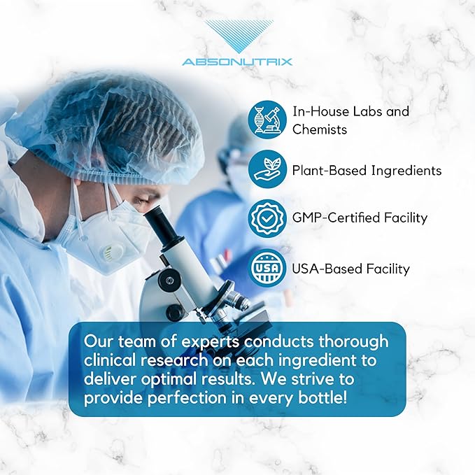 Absonutrix Shilajit with Tribulus Terrestris 390 mg, 4 Oz Liquid, 300 Servings, Made in USA, Quick Absorption, Quality Potent Ingredients, Non-GMO, GMP Certified Facility, Cruelty-Free Products