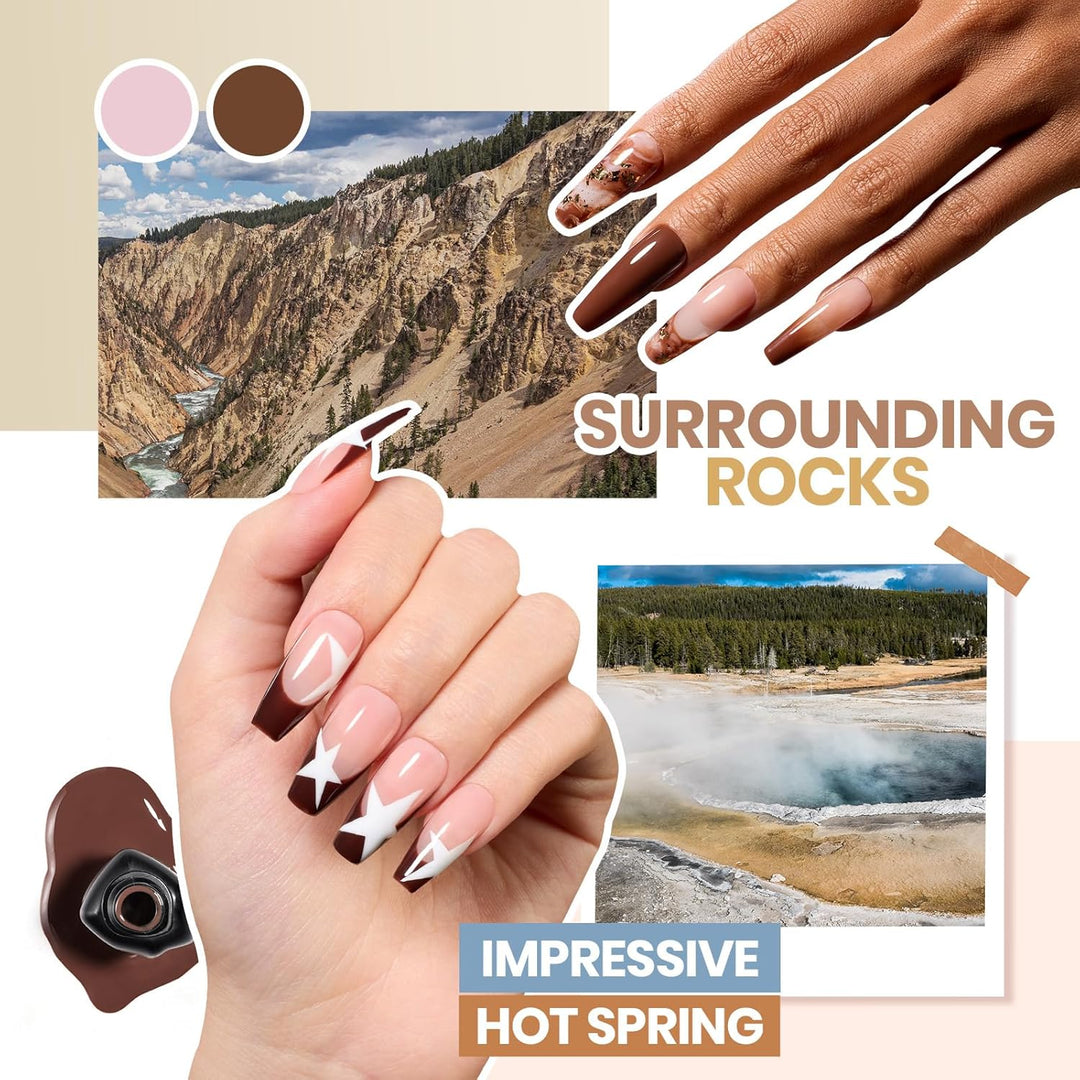 45 Colors Gel Nail Polish Kit | UV Light & Nail Tools | Travel-Friendly Gift for Women