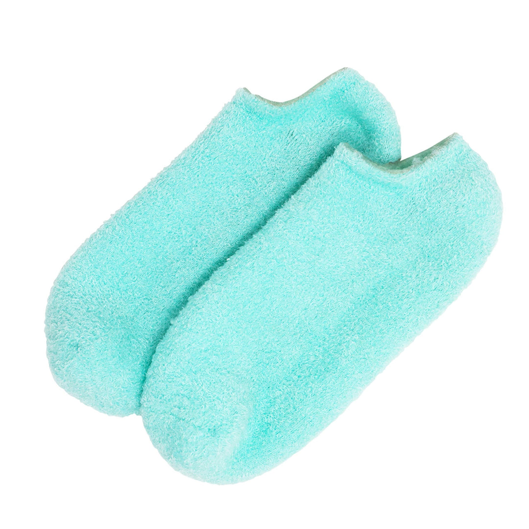 Barefoot Scientist Sleep On It Overnight Moisturizing Gel Socks, Nourish Your Feet (Teal)