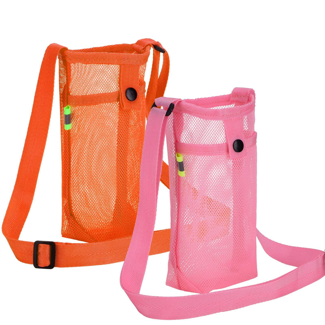 Tainehs Water Bottle Holder Water Bottle Carrier with Adjustable Shoulder Strap Beach Bottle Bag Water Bottle Sling Dog Water Bottle Sleeve for Sports Gym Hiking Camping Walking Travel Essentials