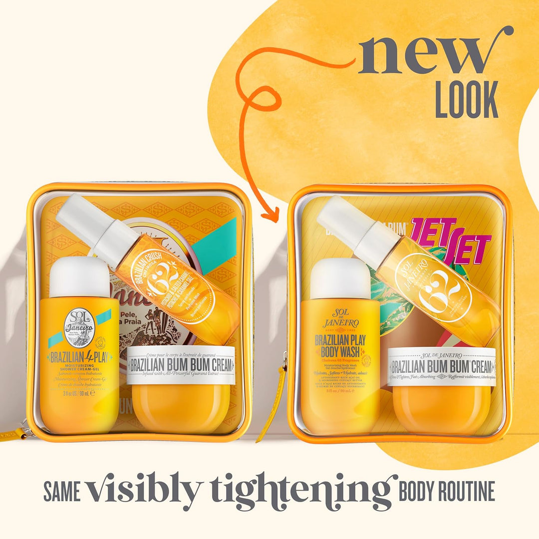 SOL DE JANEIRO Jet Set | Travel-Size Body Care Set | Tropical Fragrance
