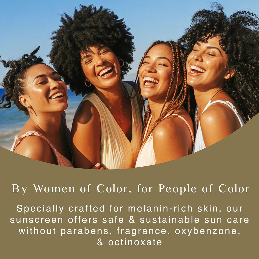 Moisturizing Sunscreen Lotion SPF 30 | No White Residue | For Melanin-Rich Skin