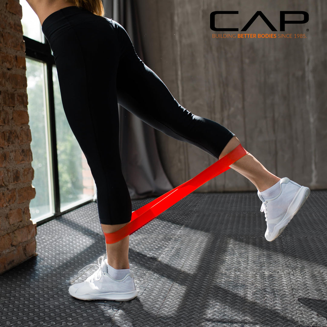 CAP Barbell 1/2-Inch Interlocking EVA Foam Exercise Puzzle Mats - 2 Pack | 24" x 24" x 1/2" | T Pattern - Black