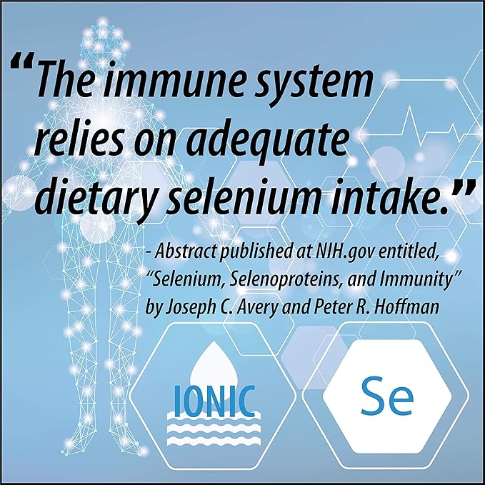 Anderson Ionic Selenium Complex, Liquid Selenium Supplement Drops, Supports Thyroid and Immune System, Antioxidant, Ionic Mineral Drops, Fights Free Radicals, 40 Servings, 2 fl oz