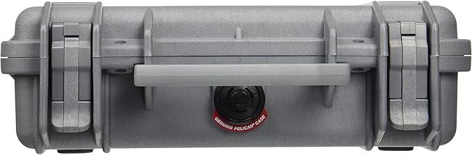 Pelican 1170 Case with Foam - Multi-Purpose Hard Shell Case with Foam for Camera, Drone, Pistol, Equipment, Electronics, and Gear (Silver)