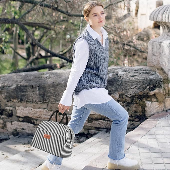 BALORAY Lunch Bag for Women Men Insulated Lunch Box for Adult Reusable Lunch Tote Bag for Work, Picnic or Travel