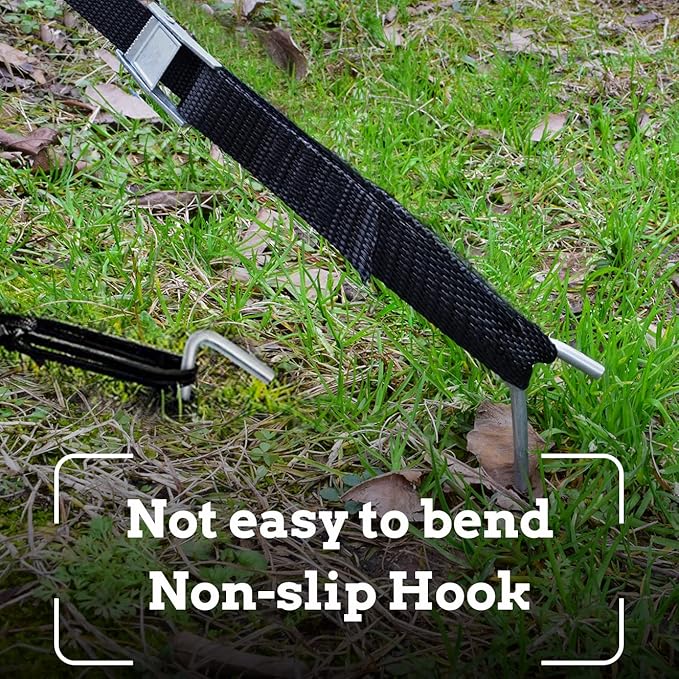 9 Inches 40 Pack Heavy Duty Tent Stakes, Metal Ground Stakes for Camping, Garden or Inflatable, Galvanized Steel Pegs for Yard and Outdoor Decorations