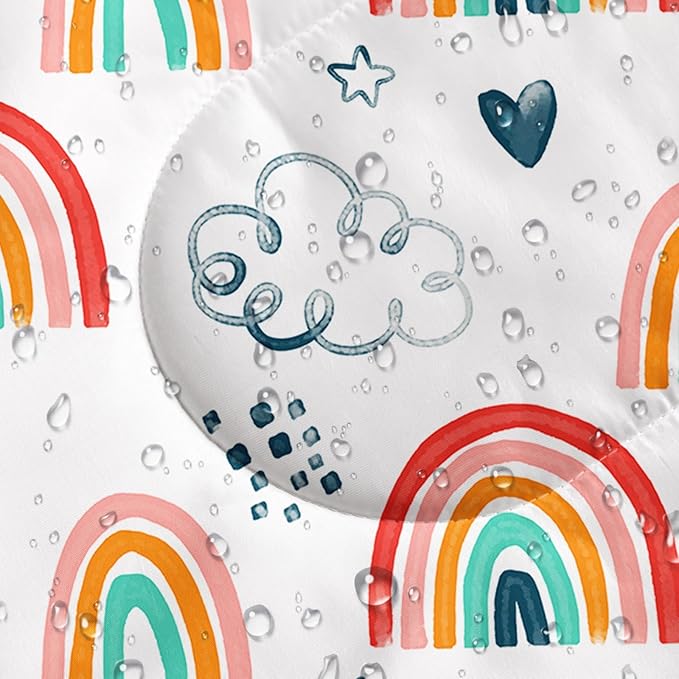 AILONEN Cartoon Fox Camping Sleeping Bag for Boys Girls Adults,Lightweight & Waterproof,3 Season Warm & Cold Weather,Portable,Kawaii Fox Printed Sleeping Bag,Traveling,Camping,Hiking