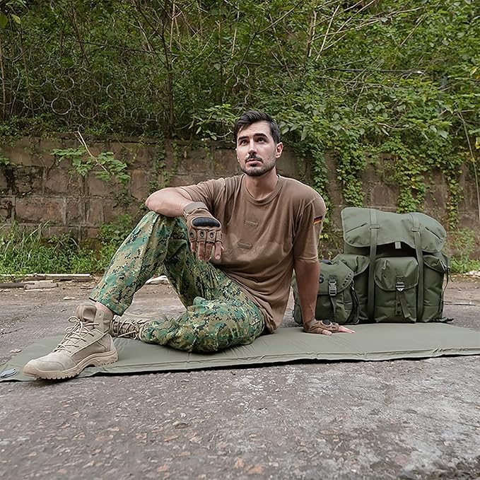 MT Military Army Alice Embedded Air Self-Inflating Camp Mat Olive Drab