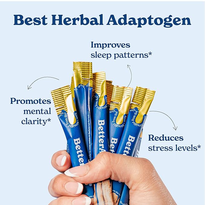Better Alt KSM 66 Ashwagandha Honey Sticks |Organic Multiflora Himalayan Honey | Helps Promote Relaxation, Focus |1 Month Dietary Supplement