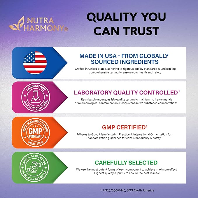 Cortisol Supplement for Women - Holy Basil | Ashwagandha | Rhodiola | L-Theanine - Plant-Based Hormone Balance - Mood, Focus & Sleep Support - Made in USA - Vegan, Non-GMO - 60 Capsules for 2 Months