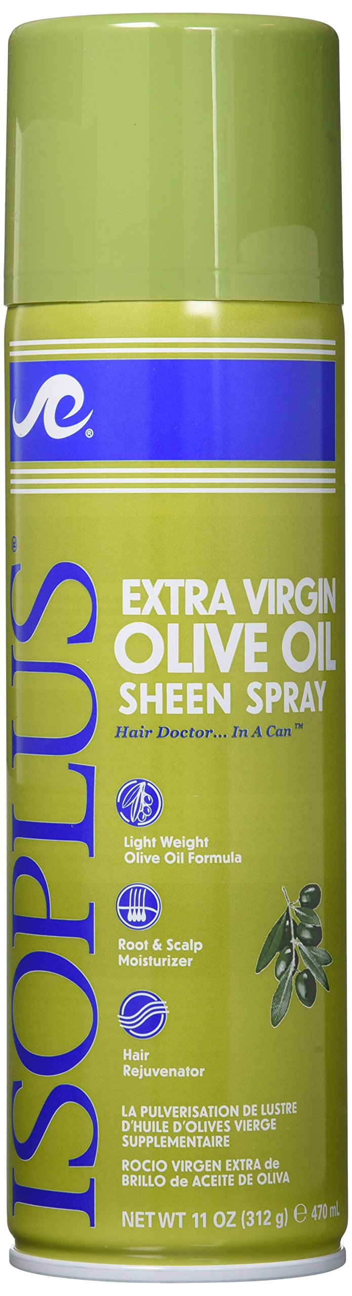 Isoplus Extra Virgin Olive Oil Sheen Aerosol 11 Oz